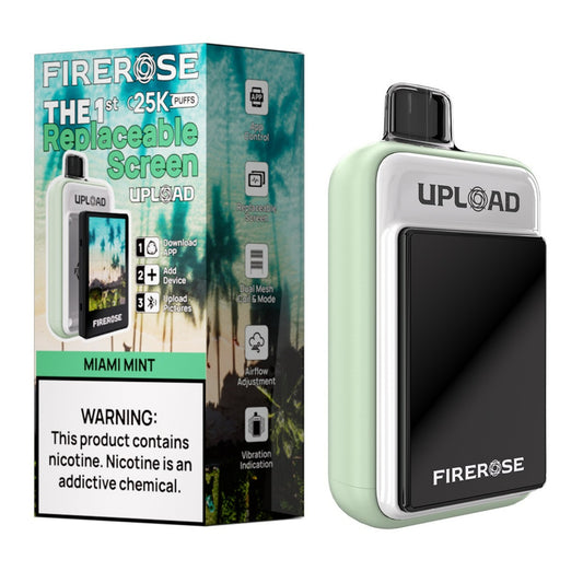 Firerose The1st vape 25k puffs 50mg/ml nicotine