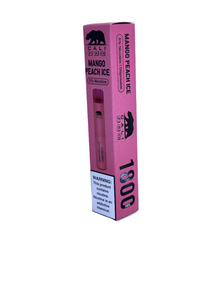 Cali Pro vape 1800 puffs 5% nicotine