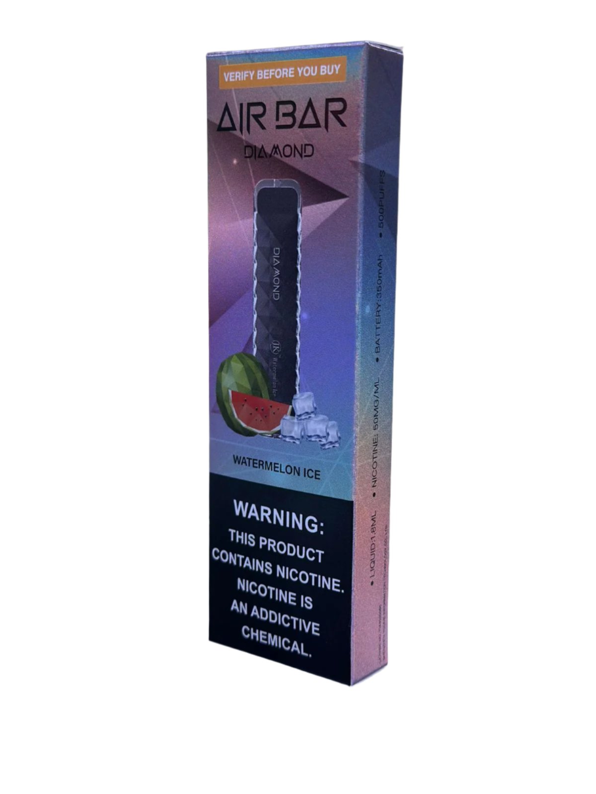 Air Bar Diamond Vape 500 Puffs nicotine: 50mg/ml