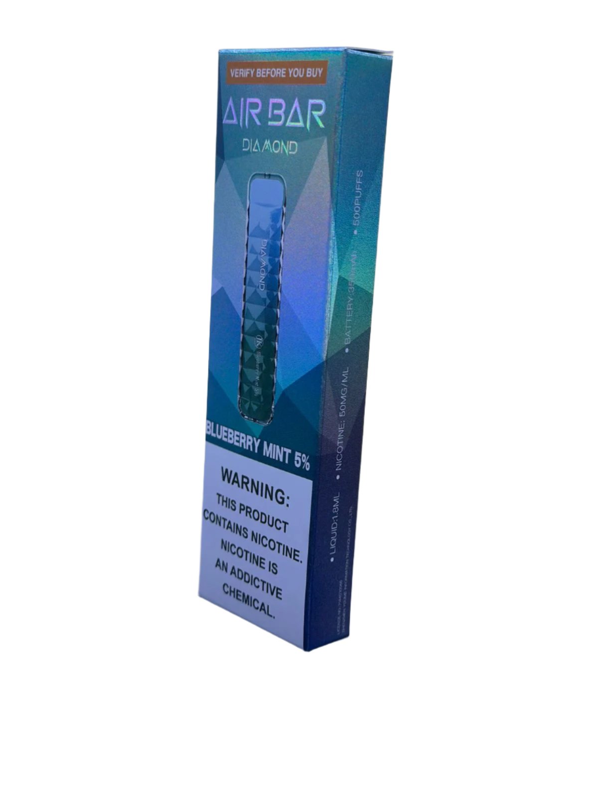 Air Bar Diamond Vape 500 Puffs nicotine: 50mg/ml