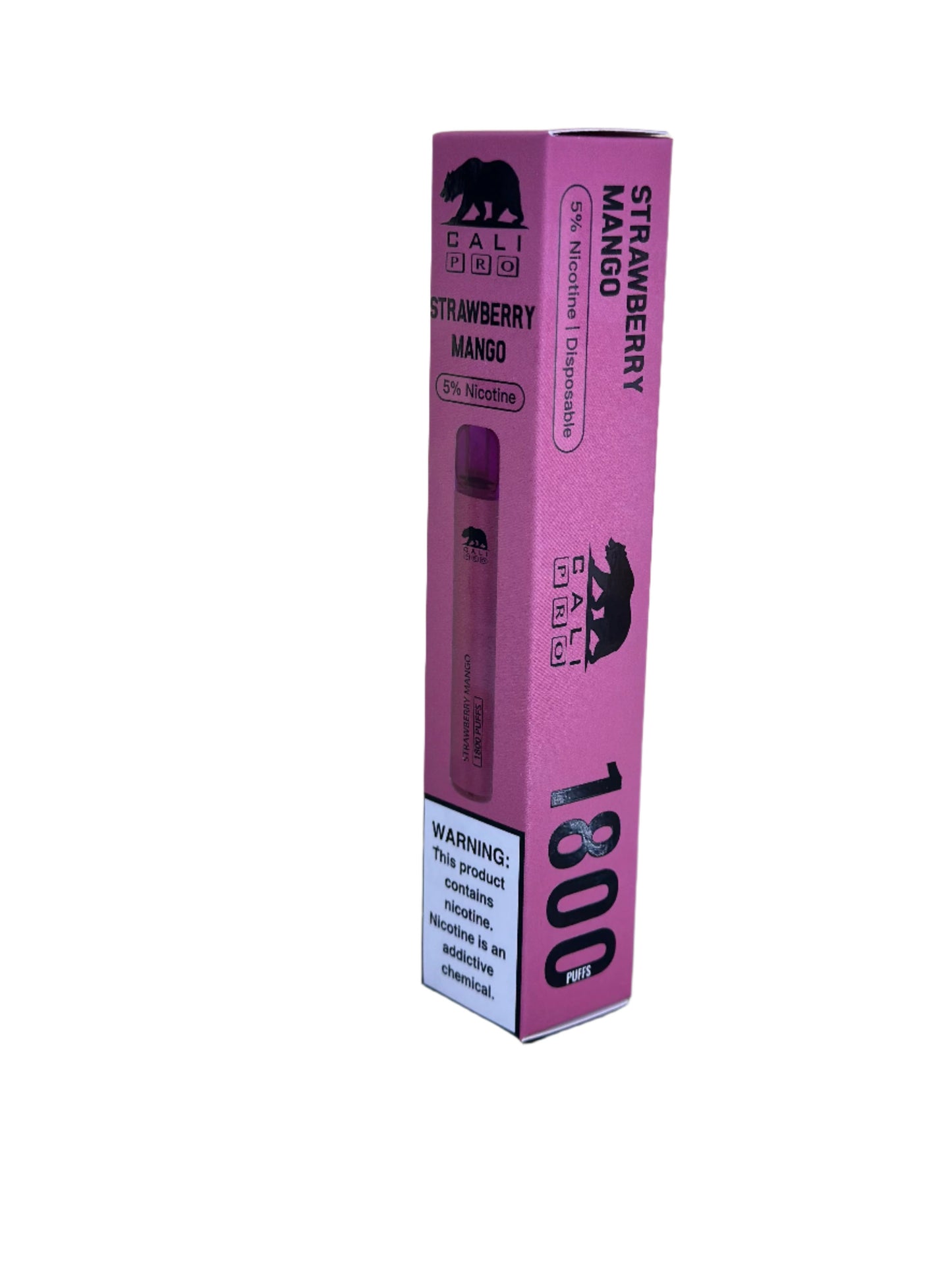 Cali Pro vape 1800 puffs 5% nicotine