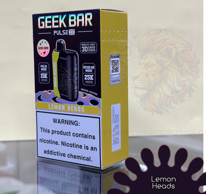 Geek Bar pluse Vape 25k 5% nicotine