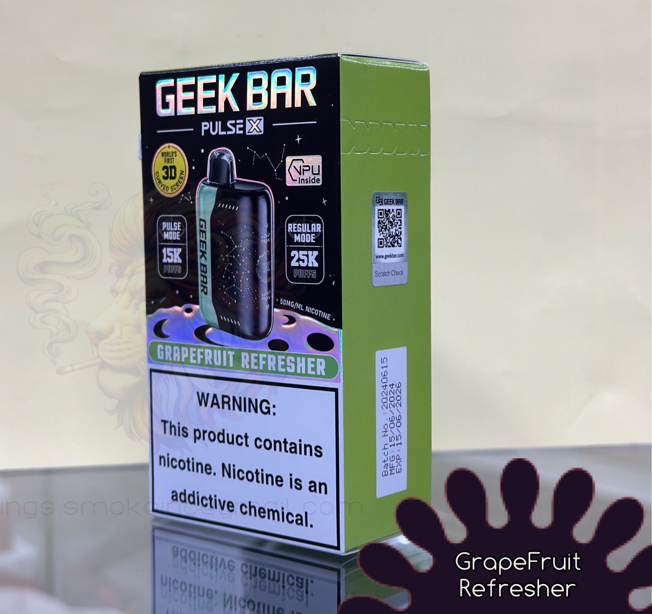 Geek Bar pluse Vape 25k 5% nicotine