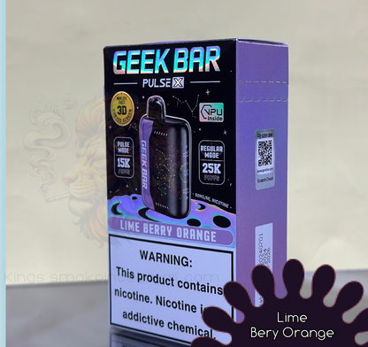 Geek Bar pluse Vape 25k 5% nicotine