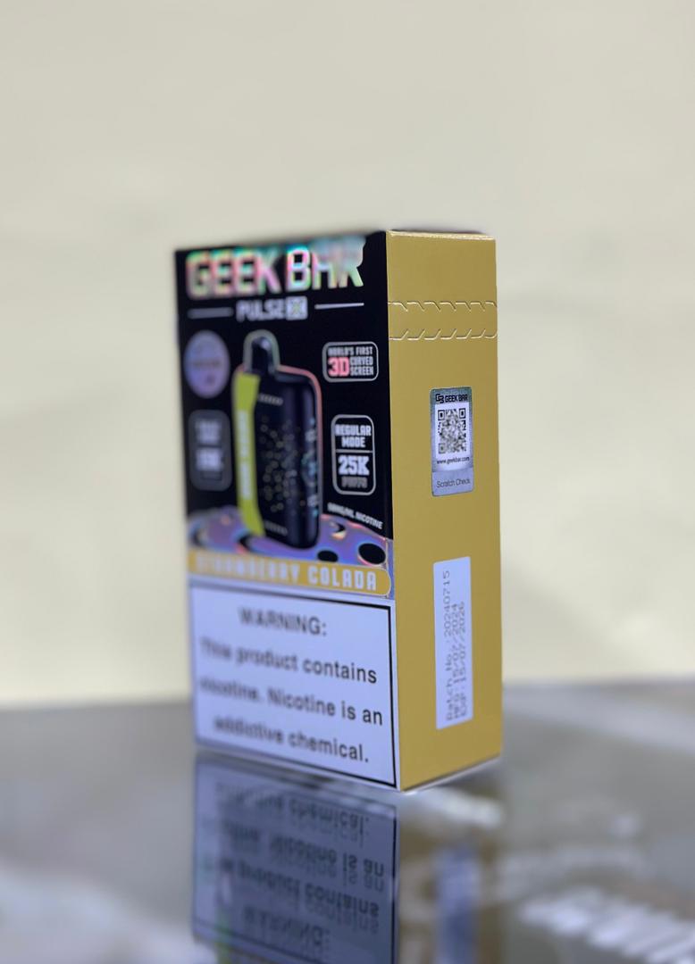 Geek Bar pluse Vape 25k 5% nicotine