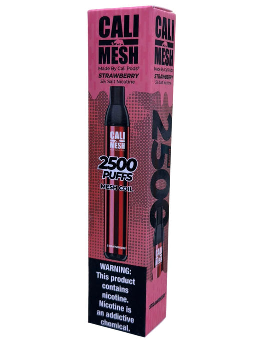 Cali Mesh Vape 2500 Puffs 5% nicotine